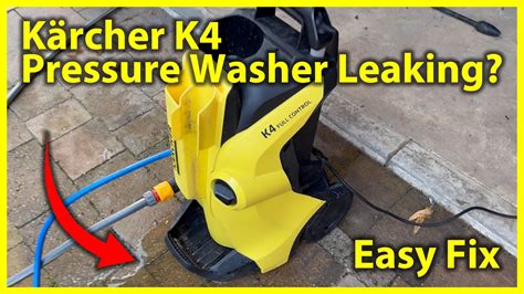 karcher pressure washer leaking|Karcher Pressure washer leaking water